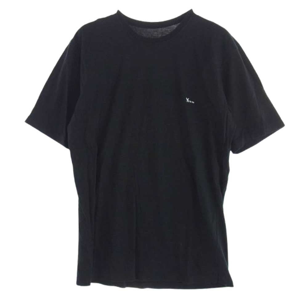 Y's Yohji Yamamoto ワイズ ヨウジヤマモト Y's for men ロゴプリント Tシャツ 半袖カットソー ブラック系【中古】