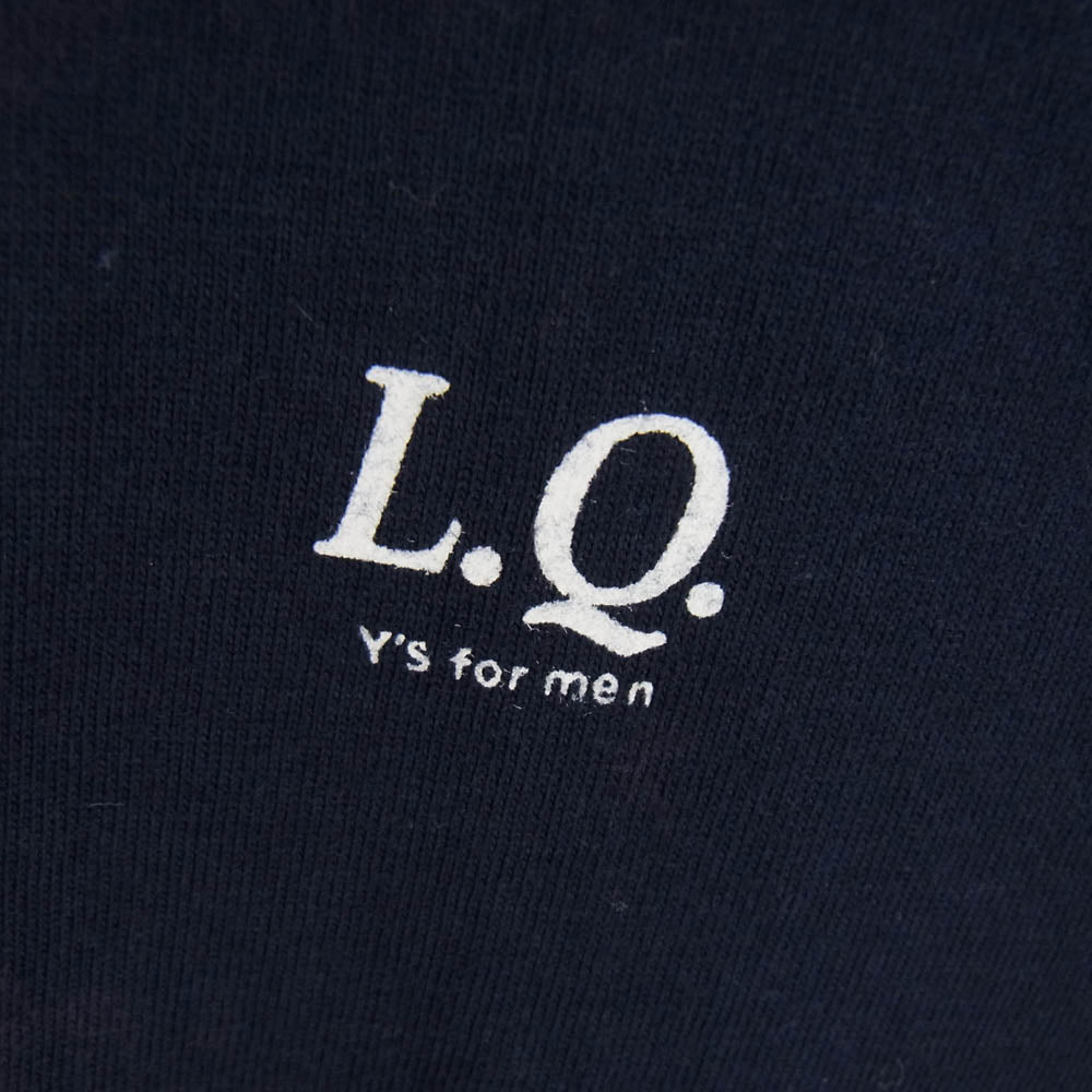 Y's Yohji Yamamoto ワイズ ヨウジヤマモト LL-T01-030 Y's for men ロゴプリント Tシャツ 半袖カットソー ネイビー系 表記サイズ無【中古】