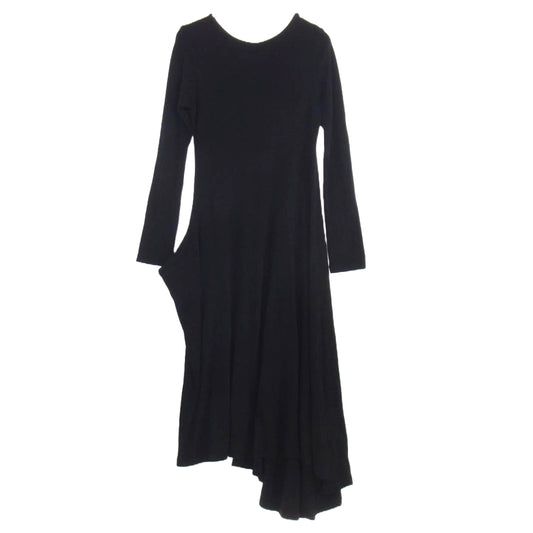 Y's Yohji Yamamoto ワイズ ヨウジヤマモト 19AW YC-D35-127 MICHIKO by Y's ミチコ バイ ワイズ ウール ロングスリーブ ワンピース ブラック系 2【中古】