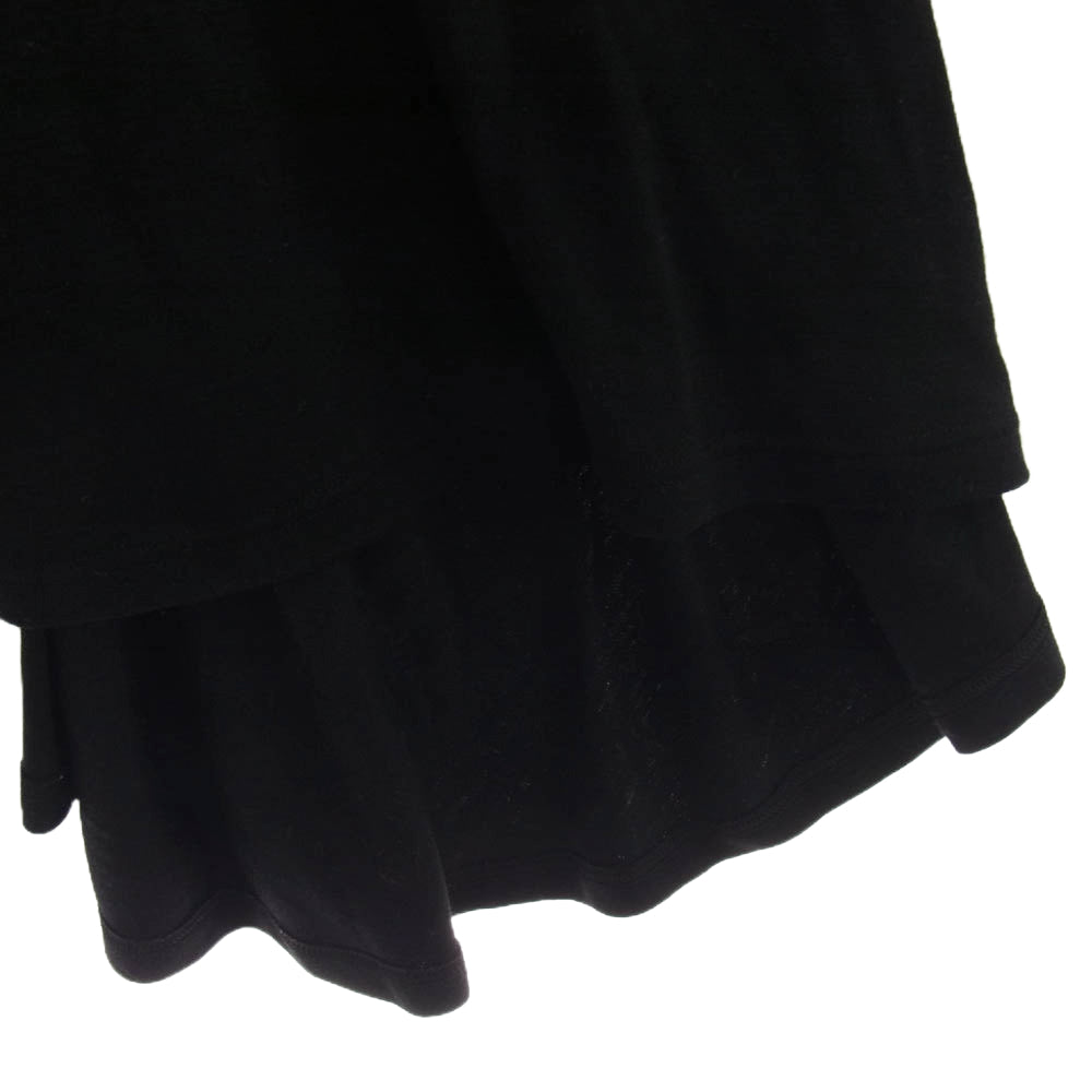 Y's Yohji Yamamoto ワイズ ヨウジヤマモト 19AW YC-D35-127 MICHIKO by Y's ミチコ バイ ワイズ ウール ロングスリーブ ワンピース ブラック系 2【中古】