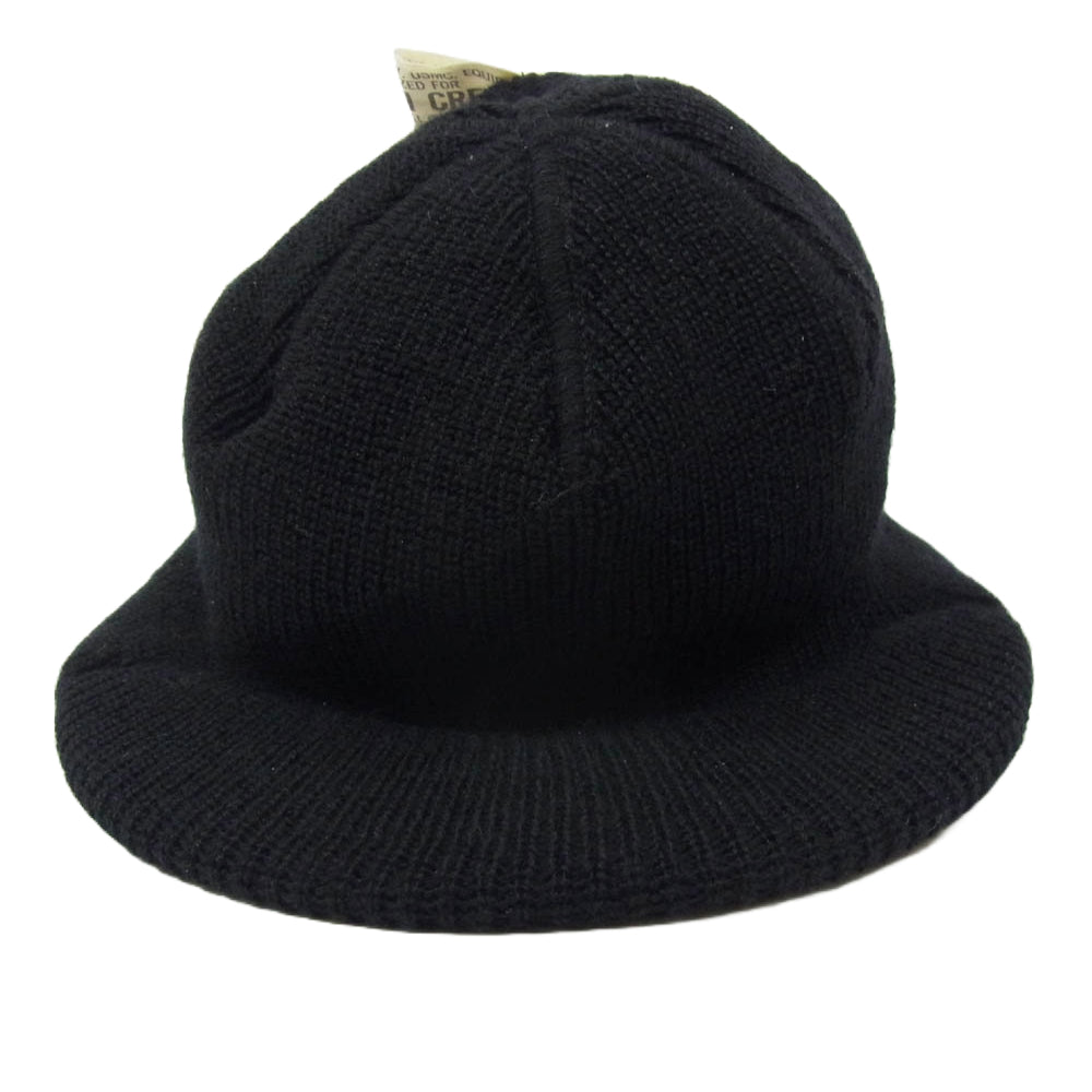FREEWHEELERS フリーホイーラーズ WOOL KNIT JEEP CAP ウールニット キャップ 帽子 ブラック系【中古】