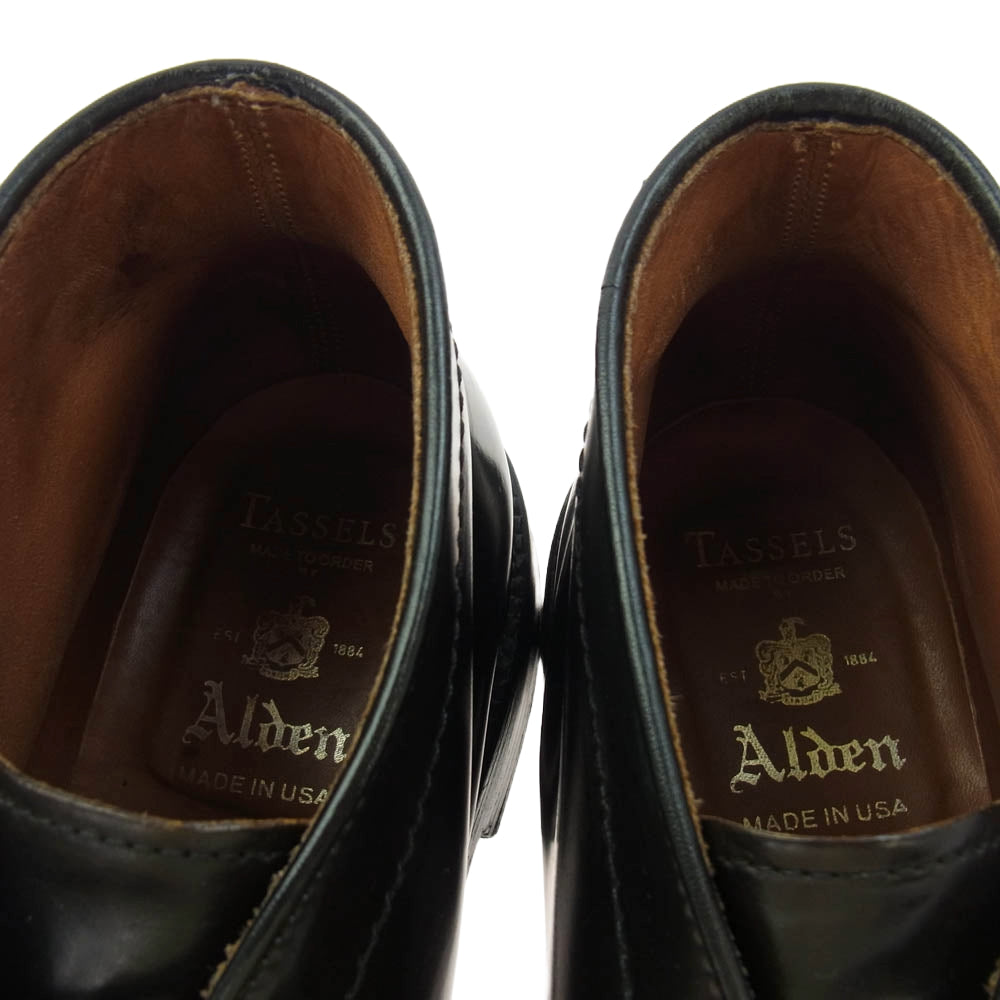ALDEN オールデン 1340 Barrie Last Chukka Boot コードバン チャッカ ブーツ ブラック系 9.5【中古】