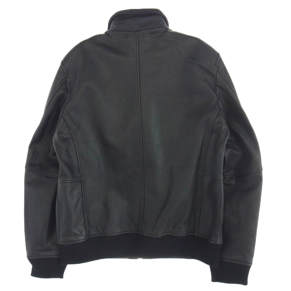 AVIREX アヴィレックス 6171076 USAF アメリカ 空軍 70周年 記念 レザー ジャケット ブラック系 XXL【中古】