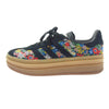 adidas アディダス JI2572 Gazelle Bold Liberty London ガゼル ボールド リバティ ロンドン ローカット スニーカー ブラック系 マルチカラー系 23cn【中古】