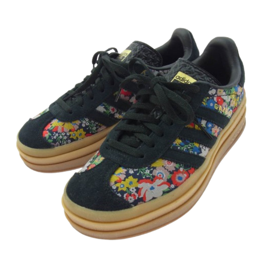 adidas アディダス JI2572 Gazelle Bold Liberty London ガゼル ボールド リバティ ロンドン ローカット スニーカー ブラック系 マルチカラー系 23cn【中古】