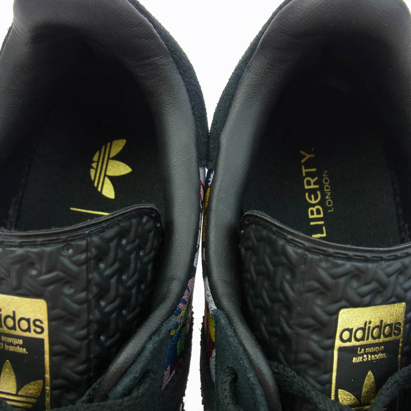 【24.0】アディダス JI2572 Gazelle Bold Liberty adidas Gazelle Bold x Liberty London Shoes - Black | adidas