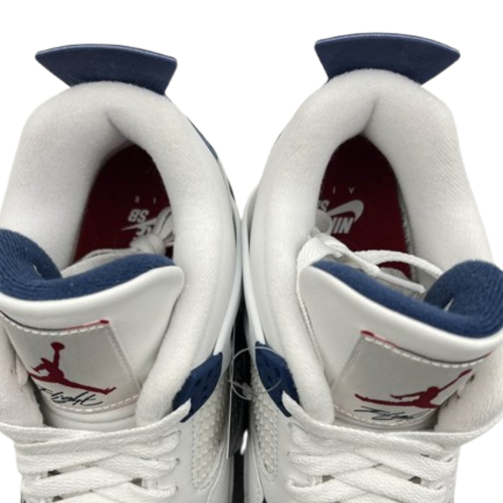 NIKE ナイキ DR5415-100 SB Air Jordan 4 Retro SP Summit SB エアジョーダン4 レトロ SP スニーカー Summit White/Navy 26.5cm【新古品】【未使用】【中古】