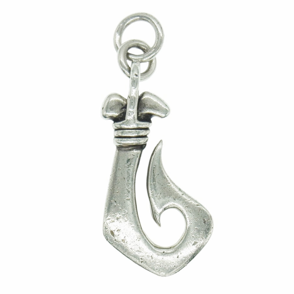 TRAVIS WALKER トラヴィスワーカー フィッシュフック ラージ ペンダントトップ シルバー系【中古】