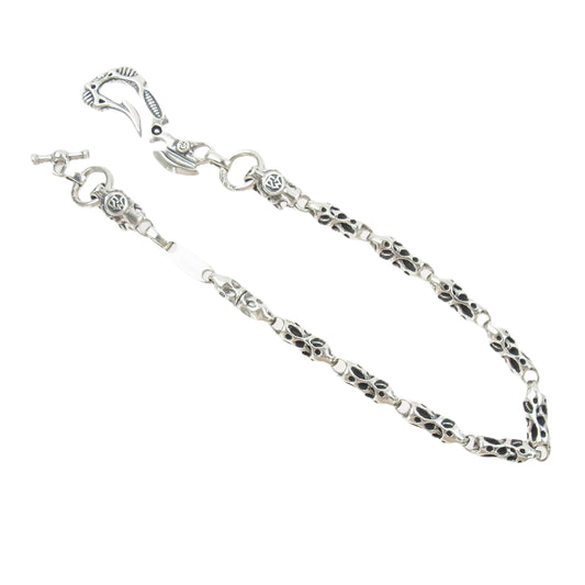 TRAVIS WALKER トラヴィスワーカー ギャランティ付属 バイオフック 9ミートリンク 2ガーゴイル w/ストーンアイ ウォレットチェーン【中古】