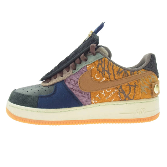 NIKE ナイキ CN2405-900 × Travis Scott トラヴィススコット フェイクバスターズ鑑定済 Air Force 1 Low Cactus Jack Multi Color エアフォース1 ロー カクタス ジャック スニーカー マルチカラー系 26.5cm【極上美品】【中古】