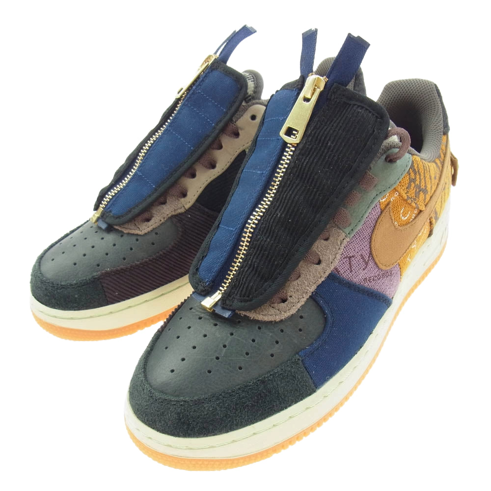 NIKE ナイキ CN2405-900 × Travis Scott トラヴィススコット フェイクバスターズ鑑定済 Air Force 1 Low Cactus Jack Multi Color エアフォース1 ロー カクタス ジャック スニーカー マルチカラー系 26.5cm【極上美品】【中古】