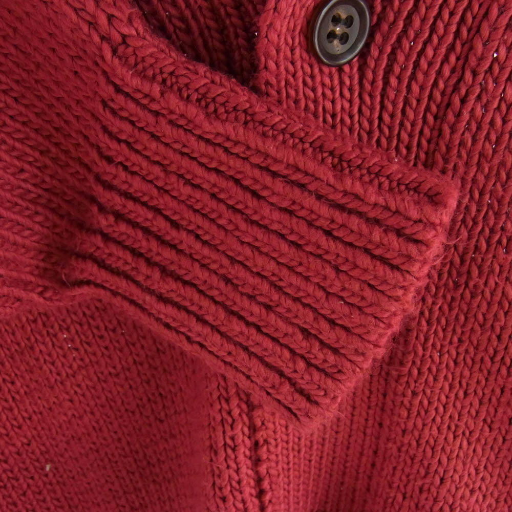 ヘリル 23aw 23-080-HL-8000-1 Cottoncode Cardigan コットンコード カーディガン レッド系 2【中古】