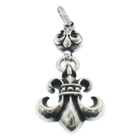 CHROME HEARTS クロムハーツ（原本無） 1BALL BS FLEUR 1ボール BSフレア チャーム ペンダントトップ シルバー系【中古】