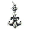 CHROME HEARTS クロムハーツ（原本無） 1BALL BS FLEUR 1ボール BSフレア チャーム ペンダントトップ シルバー系【中古】