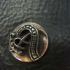 CHROME HEARTS クロムハーツ（原本無） OLD オールド 1ZIP 1ジップ レザー ウォレット ケルティック ボタン ブラック系【中古】
