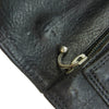 CHROME HEARTS クロムハーツ（原本無） OLD オールド 1ZIP 1ジップ レザー ウォレット ケルティック ボタン ブラック系【中古】