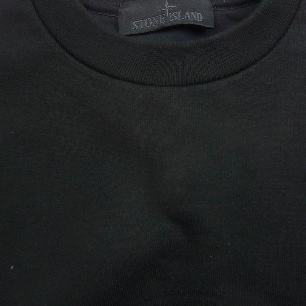 STONE ISLAND ストーンアイランド 7715633F3 ワッペン付 スウェット トレーナー ブラック系 L【中古】