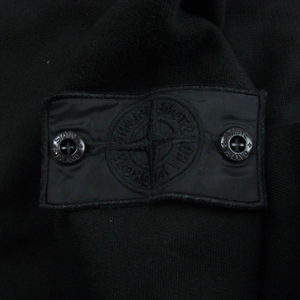 STONE ISLAND ストーンアイランド 7715633F3 ワッペン付 スウェット トレーナー ブラック系 L【中古】