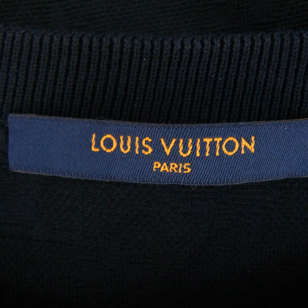 LOUIS VUITTON ルイ・ヴィトン 22SS RM221Q TCL HIY49W シグネチャー 3Dポケット モノグラム Tシャツ 半袖 ダークネイビー系 M【中古】