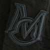 MONCLER モンクレール 22AW H20918G00040 899Q8 モンクレールジャパンタグ エンボスロゴ 刺繍 ナイロンフード スウェット パーカー ブラック系 L【中古】