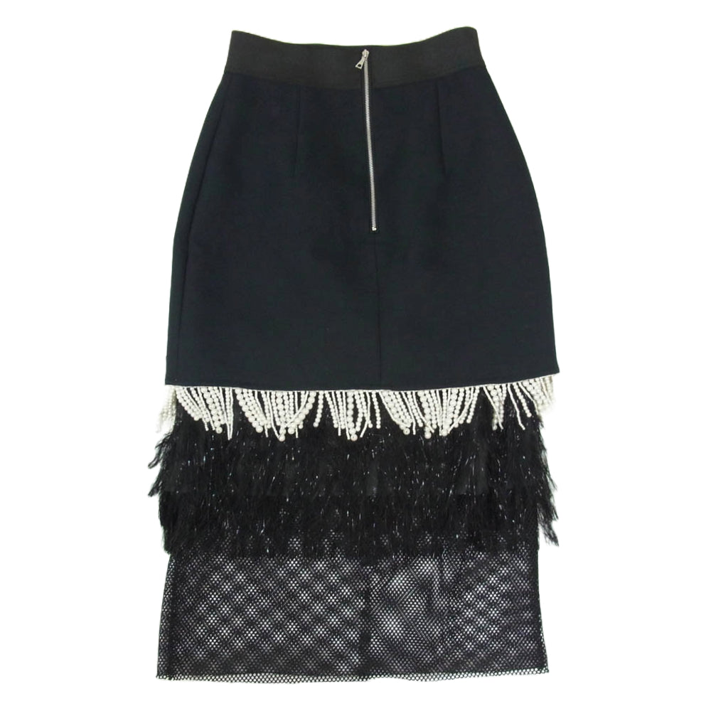 メゾンスペシャル 24SS 21231515302 Bijou Tight Skirt ビジュー タイト スカート ブラック系 FREE【中古】