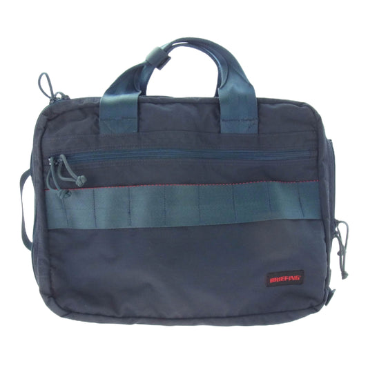 BRIEFING ブリーフィング 2WAY ブリーフケース ビジネスバッグ バックパック リュック ネイビー系【中古】