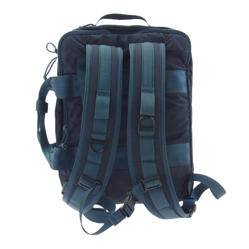 BRIEFING ブリーフィング 2WAY ブリーフケース ビジネスバッグ バックパック リュック ネイビー系【中古】