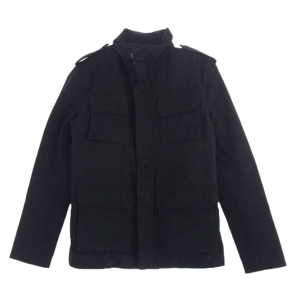 AKM エイケイエム 09AW B042 M-65 TYPE 裏地中綿 ミリタリー ジャケット ブラック系 L【中古】