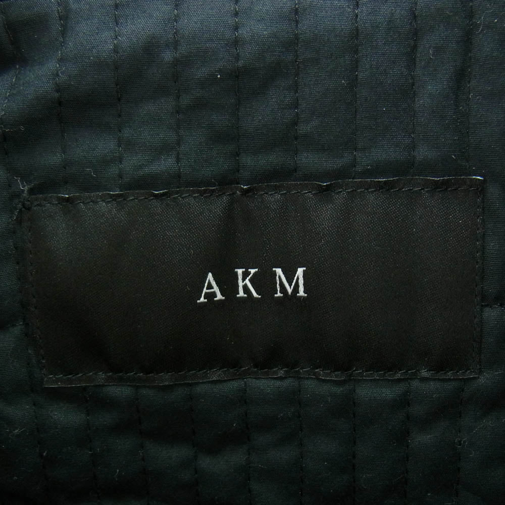 AKM エイケイエム 09AW B042 M-65 TYPE 裏地中綿 ミリタリー ジャケット ブラック系 L【中古】