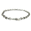 CHROME HEARTS クロムハーツ（原本無） PAPER CHAIN ペーパーチェーン ブレスレット 8インチ シルバー系【中古】