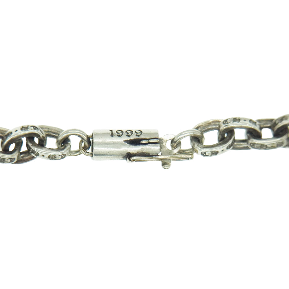 CHROME HEARTS クロムハーツ（原本無） PAPER CHAIN ペーパーチェーン ブレスレット 8インチ シルバー系【中古】