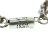 CHROME HEARTS クロムハーツ（原本無） PAPER CHAIN ペーパーチェーン ブレスレット 8インチ シルバー系【中古】