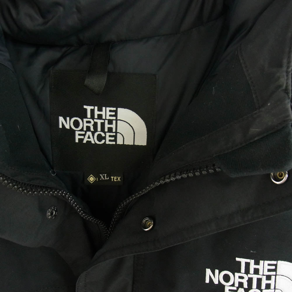 THE NORTH FACE ノースフェイス ND91930 Mountain Down Jacket GORE-TEX マウンテン ダウン ジャケット ゴアテックス ブラック系 XL【中古】