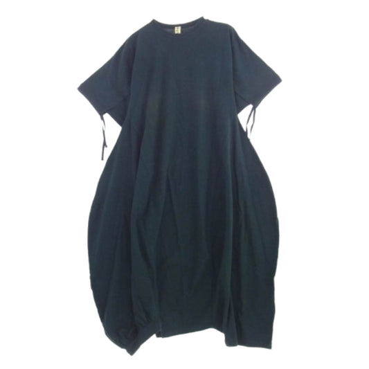 nagonstans ナゴンスタンス 21SS 470ES483-1710 CO Thick Jersey 立体ドレープ ドレス ワンピース グリーン グリーン系 38【中古】