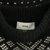 HYKE ハイク 23AＷ NORDIC FRINGE SWEATER VEST ノルディック フリンジ セーター ニット ベスト ブラック系【中古】