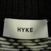 HYKE ハイク 23AＷ NORDIC FRINGE SWEATER VEST ノルディック フリンジ セーター ニット ベスト ブラック系【中古】