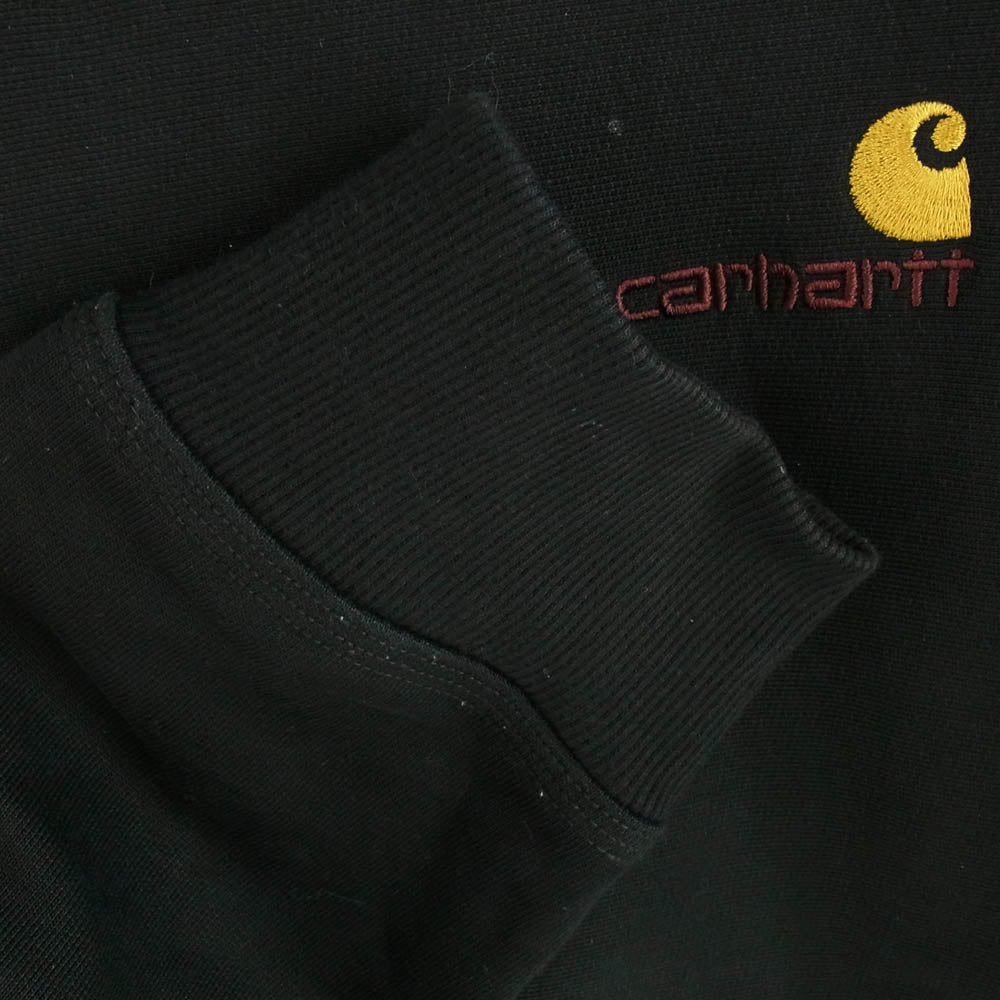 Carhartt カーハート AMERICAN SCRIPT SWEATSHIRT アメリカン スクリプト スウェット トレーナー ブラック系 L【中古】