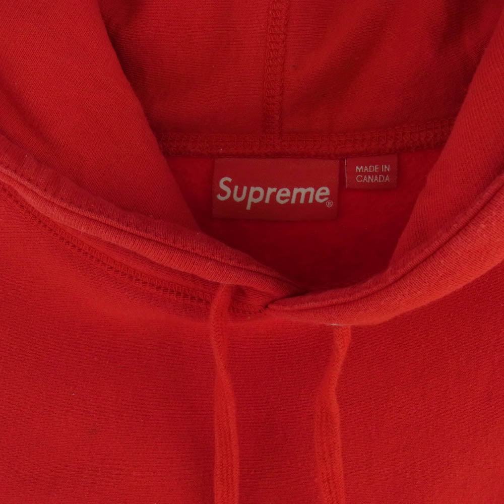 Supreme シュプリーム 19SS Apple Hooded Sweatshirt アップル ロゴ パーカー レッド系 L【中古】