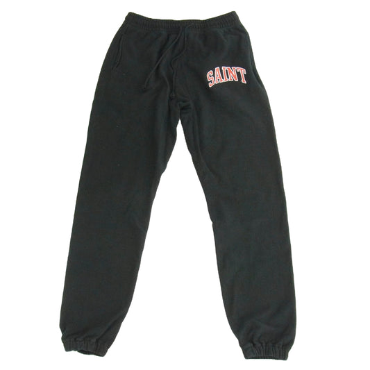 SAINT MICHAEL セントマイケル SM-A23-0000-036 ARCH SAINT SWEATPANTS アーチ ロゴ スウェット パンツ ブラック系 S【中古】
