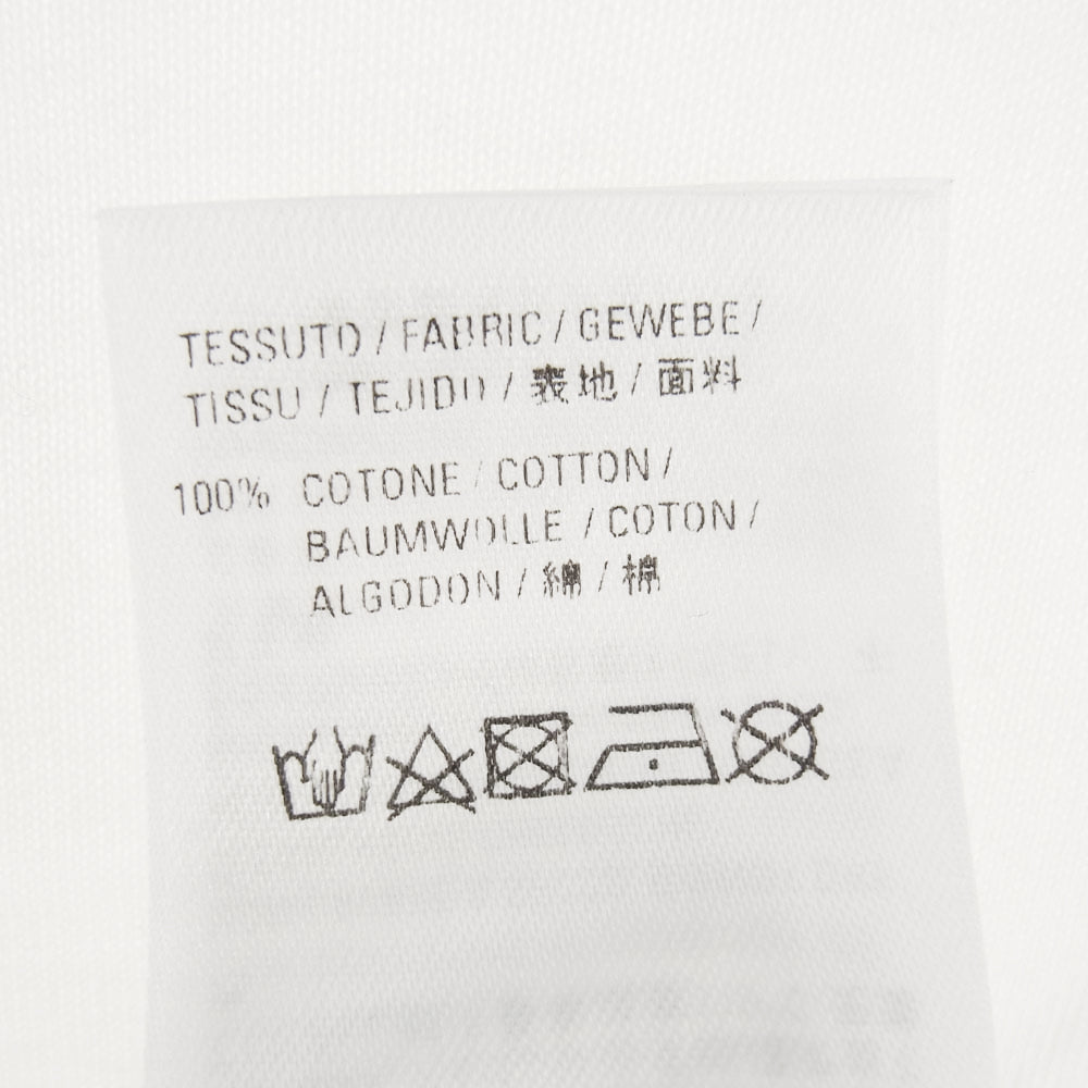 BALENCIAGA バレンシアガ 620969 TIV52 Political Campaign Large Fit Tee キャンペーンロゴ 半袖 Tシャツ ホワイト系 XXS【中古】