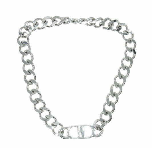 Dior ディオール CD Icon チェーンリンク ネックレス シルバー系【中古】