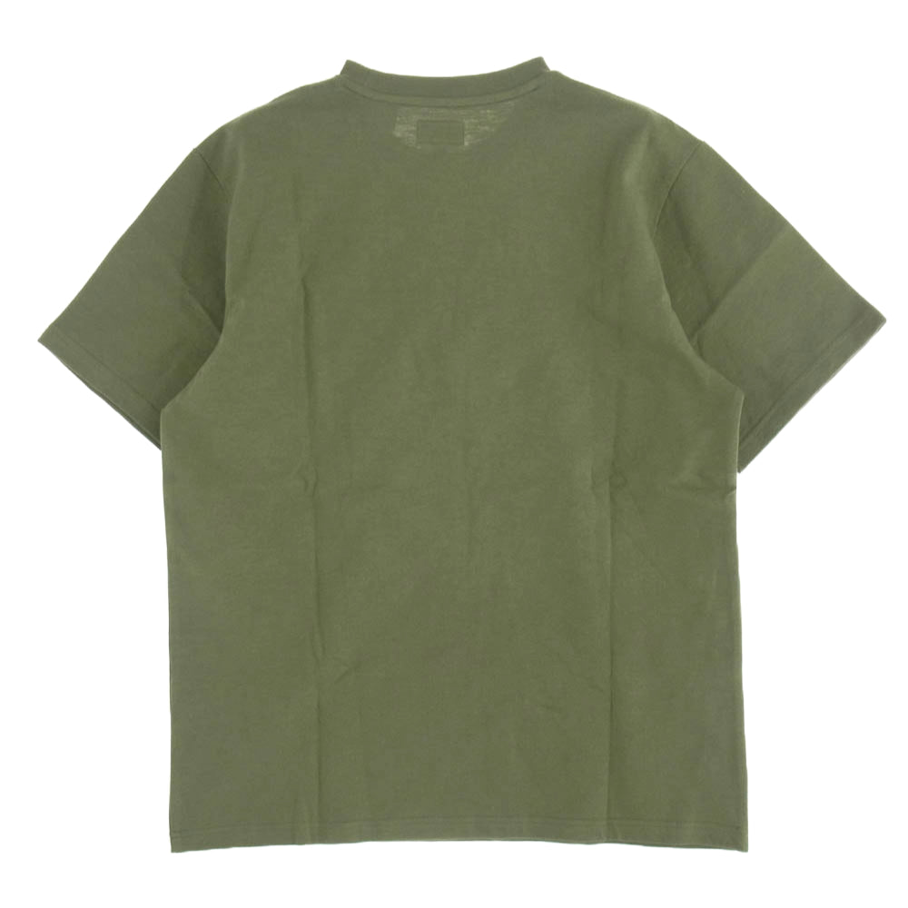 Supreme シュプリーム S/S Pocket Tee Olive ポケット 刺繍 半袖 Tシャツ オリーブ オリーブ M【中古】
