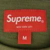Supreme シュプリーム S/S Pocket Tee Olive ポケット 刺繍 半袖 Tシャツ オリーブ オリーブ M【中古】