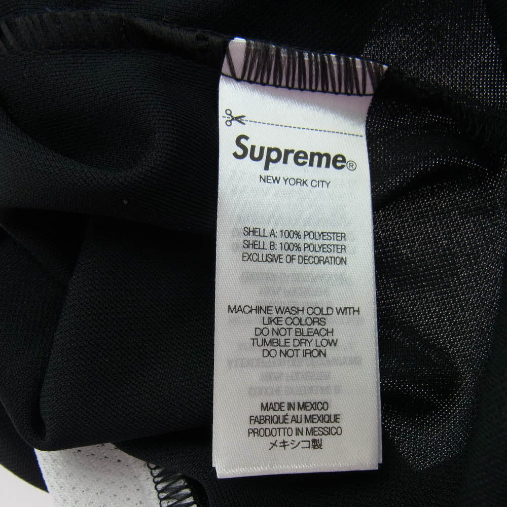Supreme シュプリーム 24FW CREST SOCCER JERSEY クレスト サッカー ジャージ 半袖 Tシャツ ブラック系 M【美品】【中古】