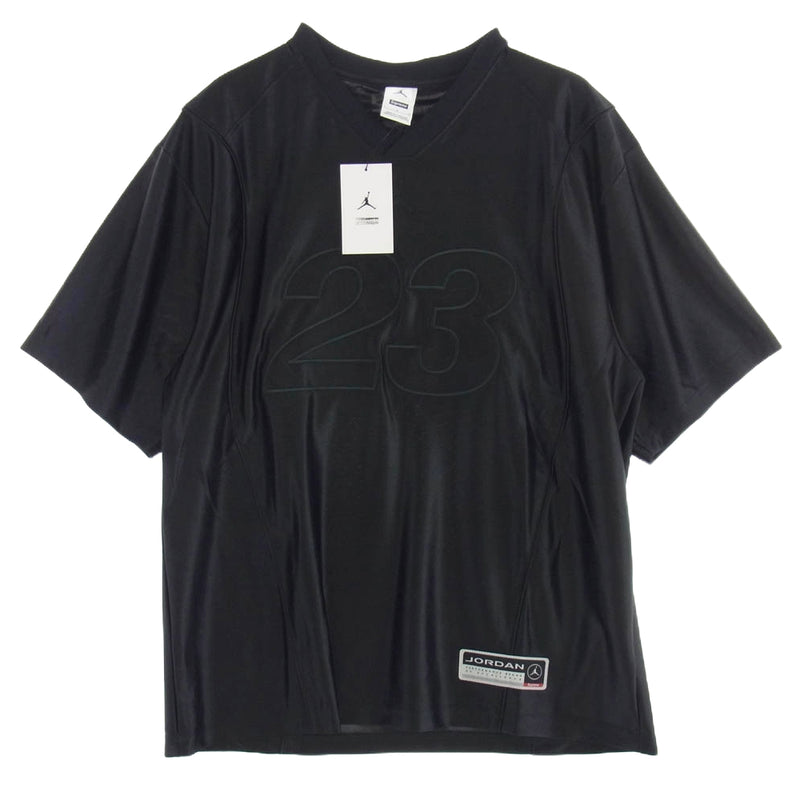 Supreme シュプリーム 24AW JORDAN WARM UP JERSEY ジョーダン ウォームアップ ジャージー 半袖 Tシャツ ブラック系 L【美品】【中古】