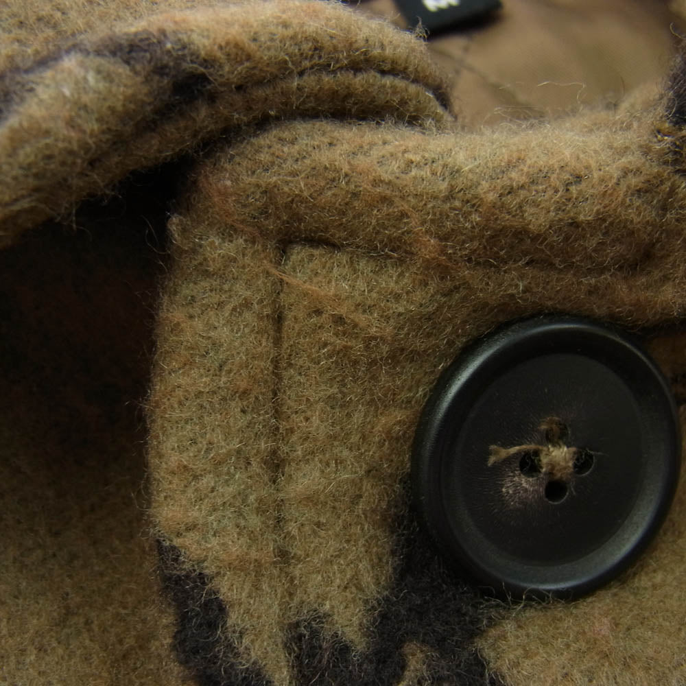 Supreme シュプリーム 20AW Script Logos Wool Overcoat スクリプトロゴ ウール オーバーオール ブラウン系 M【中古】