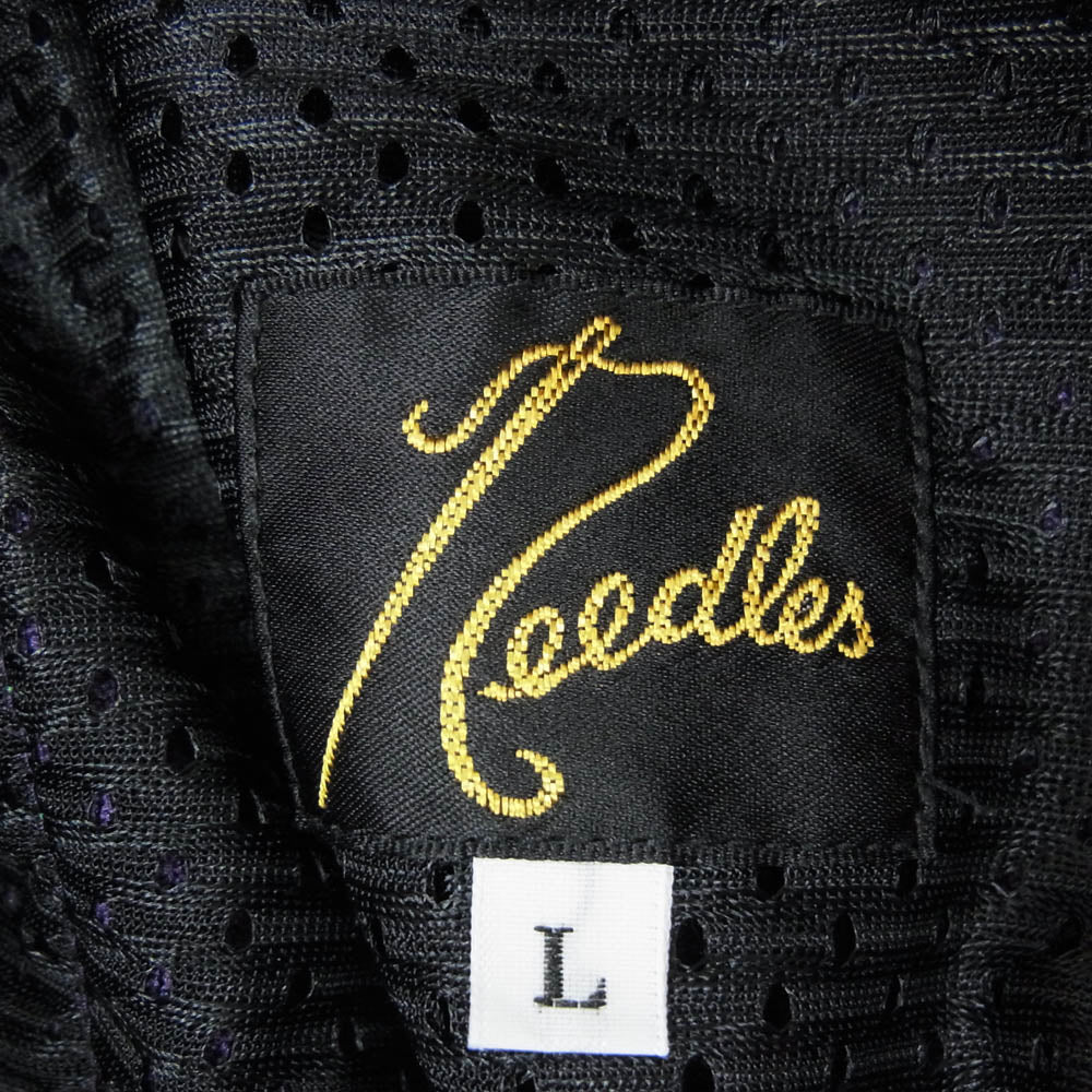 Needles ニードルス 21SS IN183 Boot-Cut Track Pant ブーツカット サイドライン トラックパンツ パープル系 L【中古】