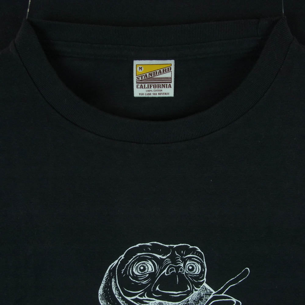 STANDARD CALIFORNIA スタンダードカリフォルニア E.T.  SD BMX プリント 半袖 Tシャツ ブラック系 M【中古】