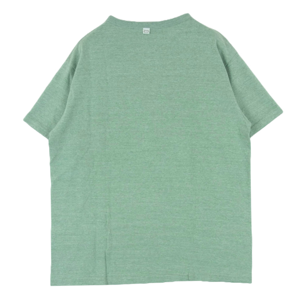 STANDARD CALIFORNIA スタンダードカリフォルニア SD 88/12 Vintage Wash Pocket Tee ビンテージ ウォッシュ ポケット 半袖 Tシャツ ライトグリーン系 L【中古】