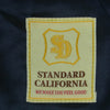 STANDARD CALIFORNIA スタンダードカリフォルニア SD Nubuck Leather Jacket ヌバック レザー ジャケット ネイビー ネイビー系 M【中古】